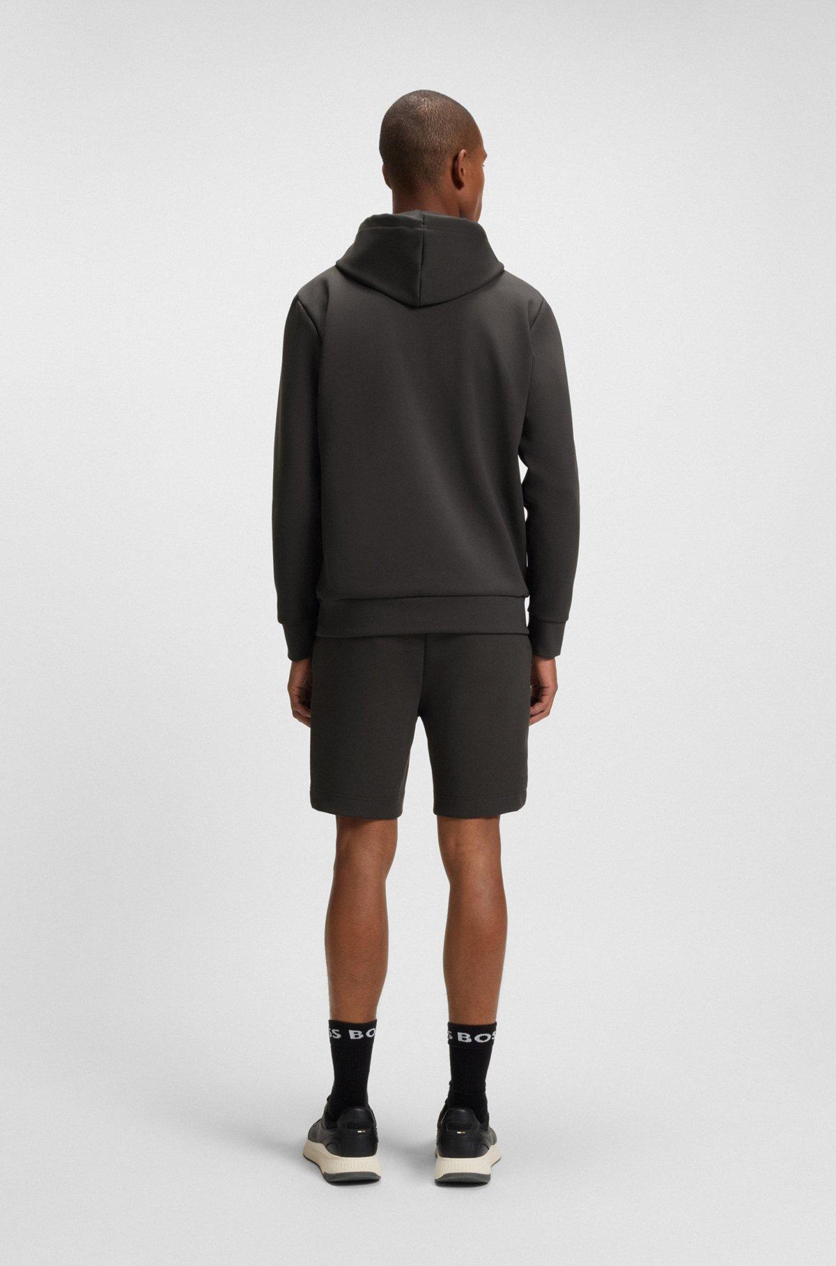 BOSS - Hoodie with stripe details - Dark Grey Product Image