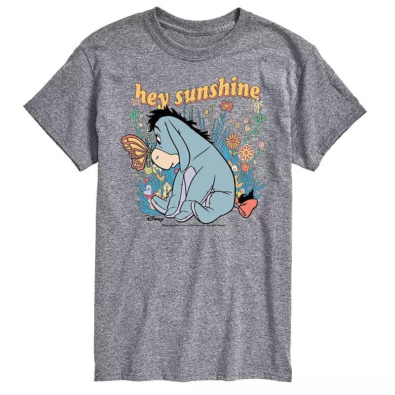 Disney's Winnie the Pooh Big & Tall Butterfly Flowers Graphic Tee, Men's,  Product Image
