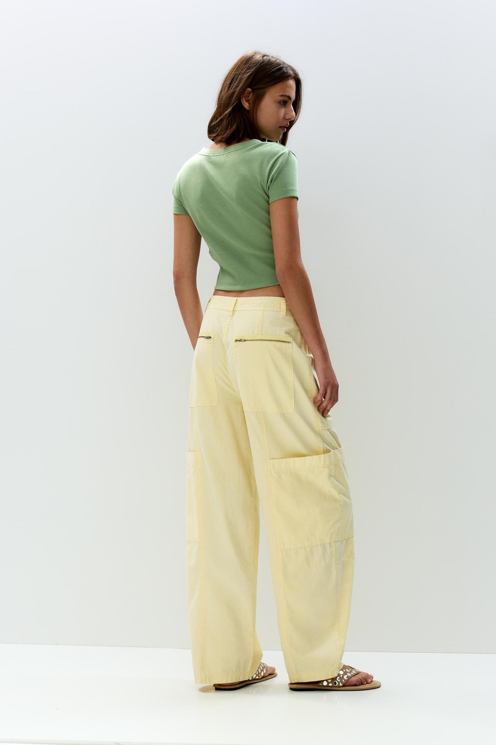 Ribbed cropped T-shirt Product Image