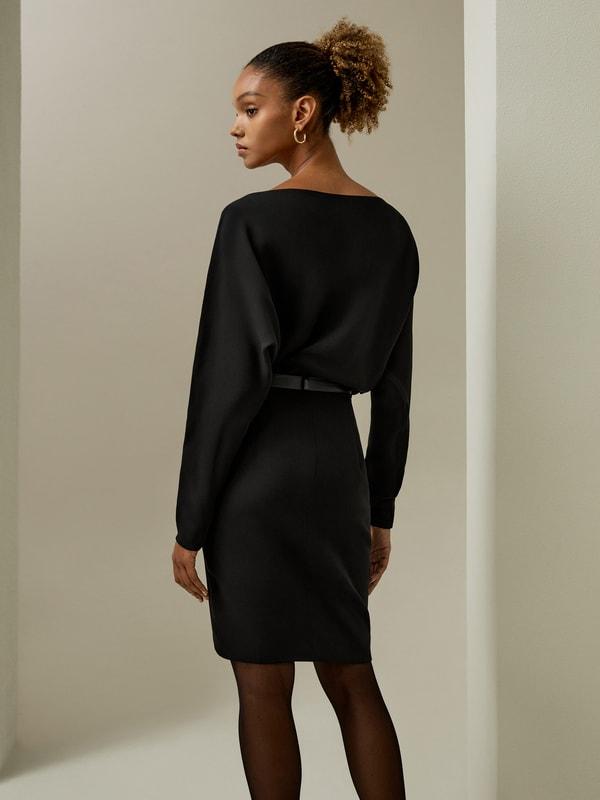 LILYSILK Womens Silk Dresses Short - Black 100 Silk - Eco-Friendly A-Line Silk Dress 8 Product Image