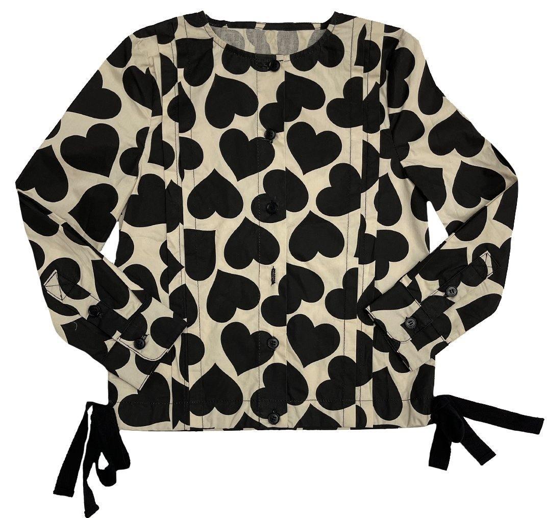 Meme Heart Button Down Top Product Image