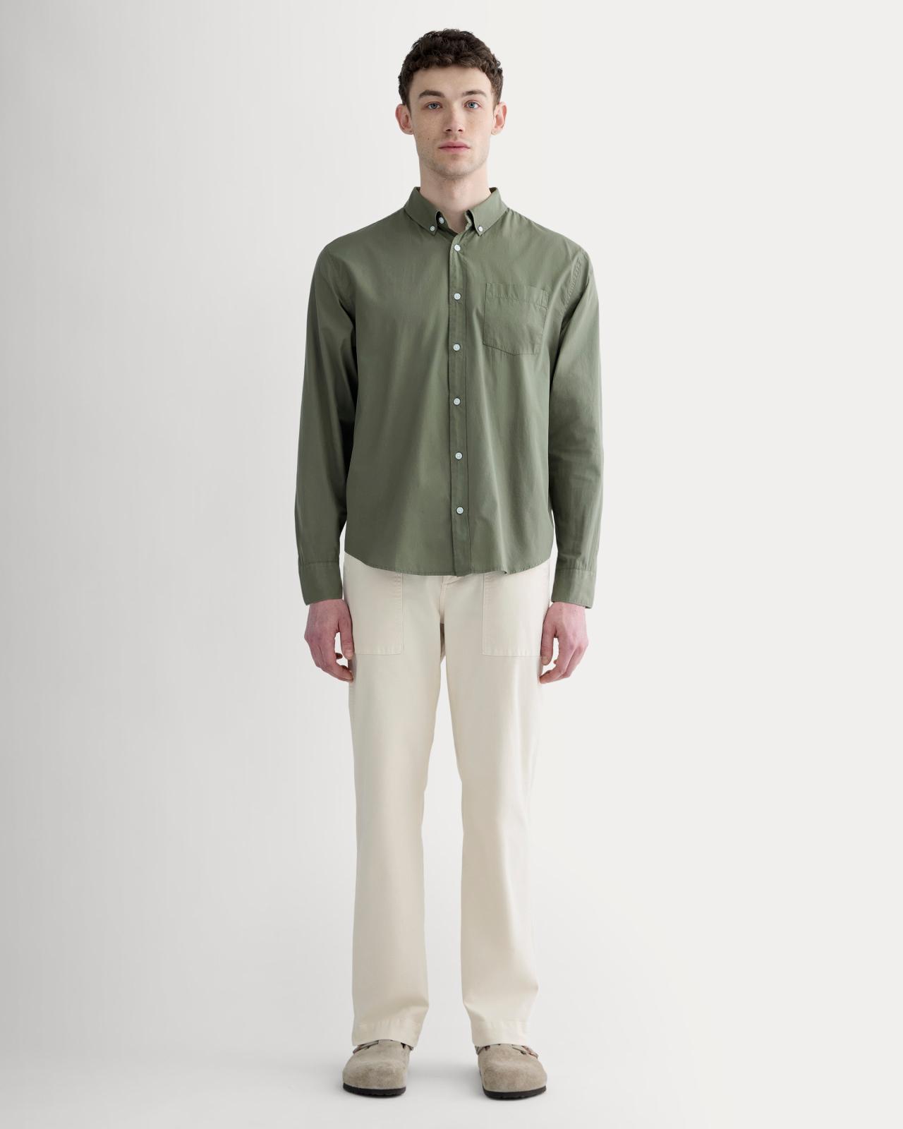 Mens Washed Poplin Shirt by Everlane Product Image