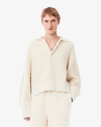 Runway Bouclé Knit Polo Product Image