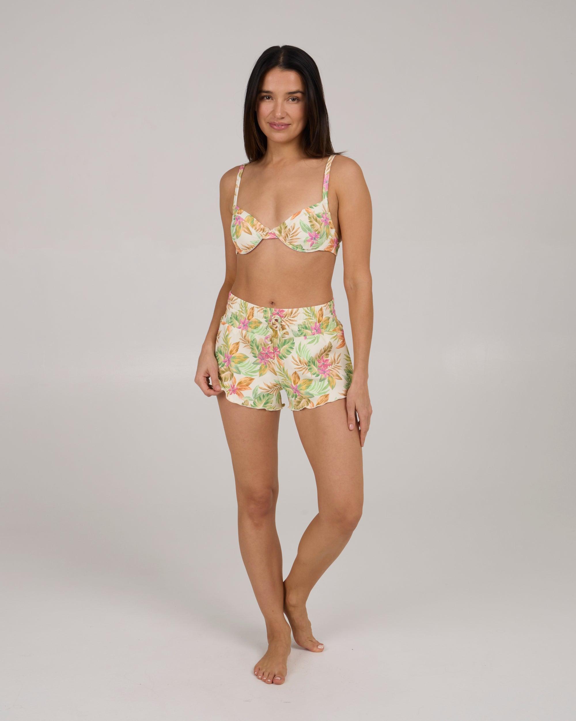 North Shore Swim Short - Off White Female Product Image