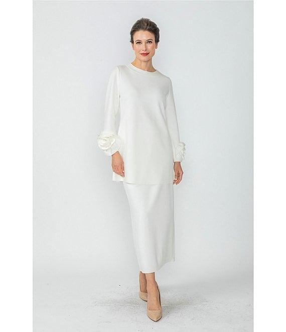 IC Collection Air Sponge Knit Pull-On Pencil Skirt Product Image