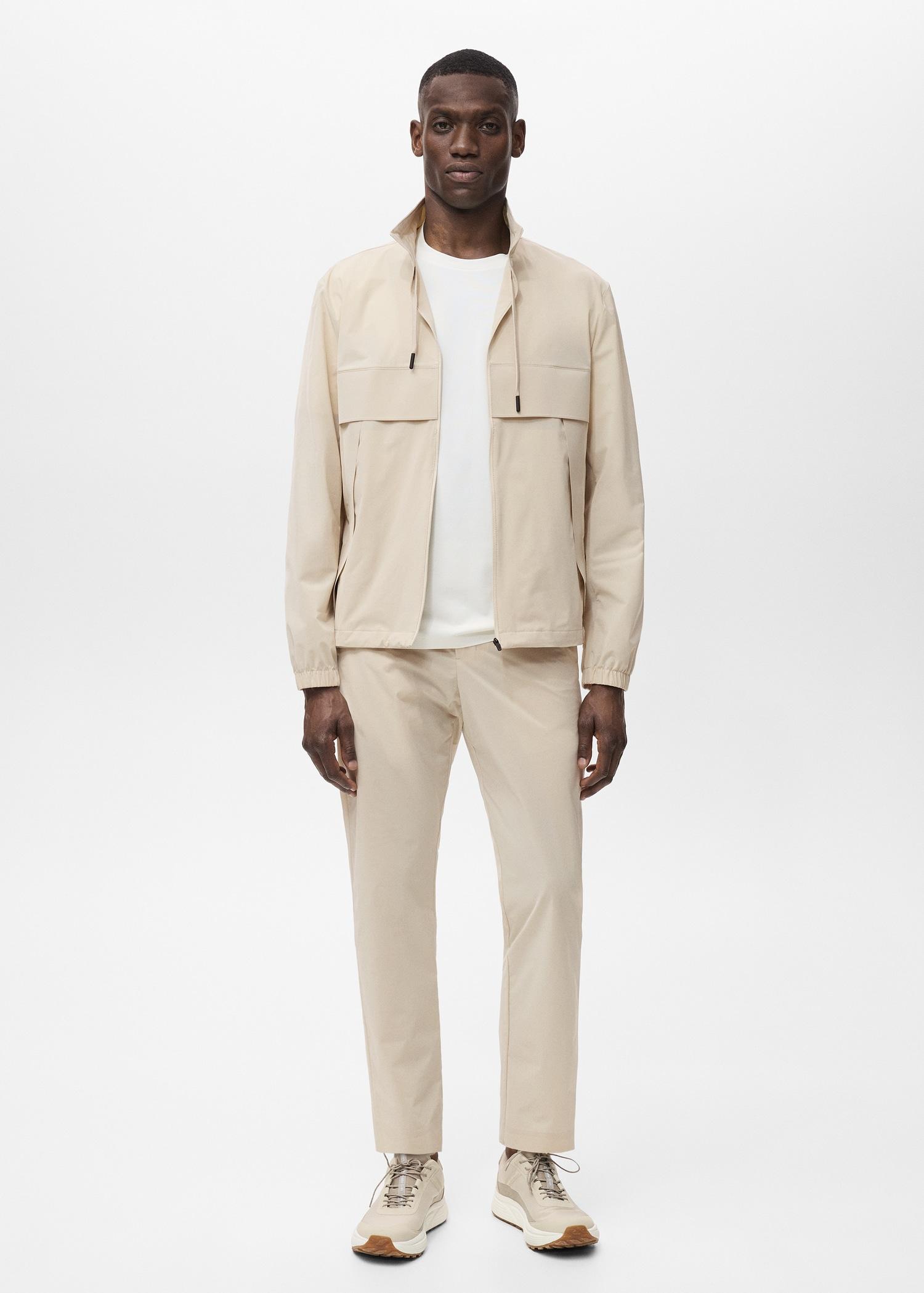 Water-repellent COOLMAX® jacket - Men | MANGO USA Product Image