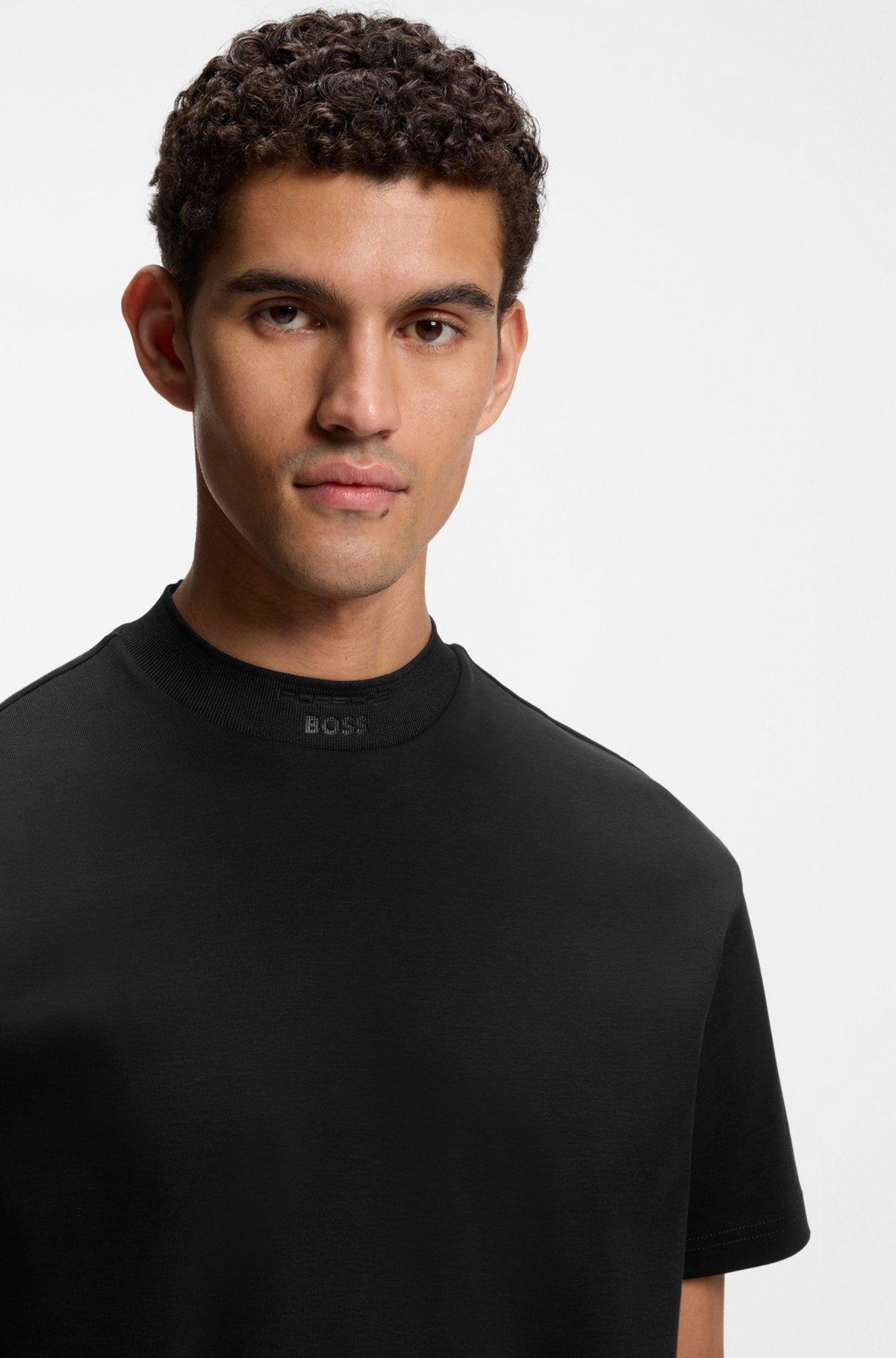 Porsche x BOSS relaxed-fit T-shirt with logo collar Product Image