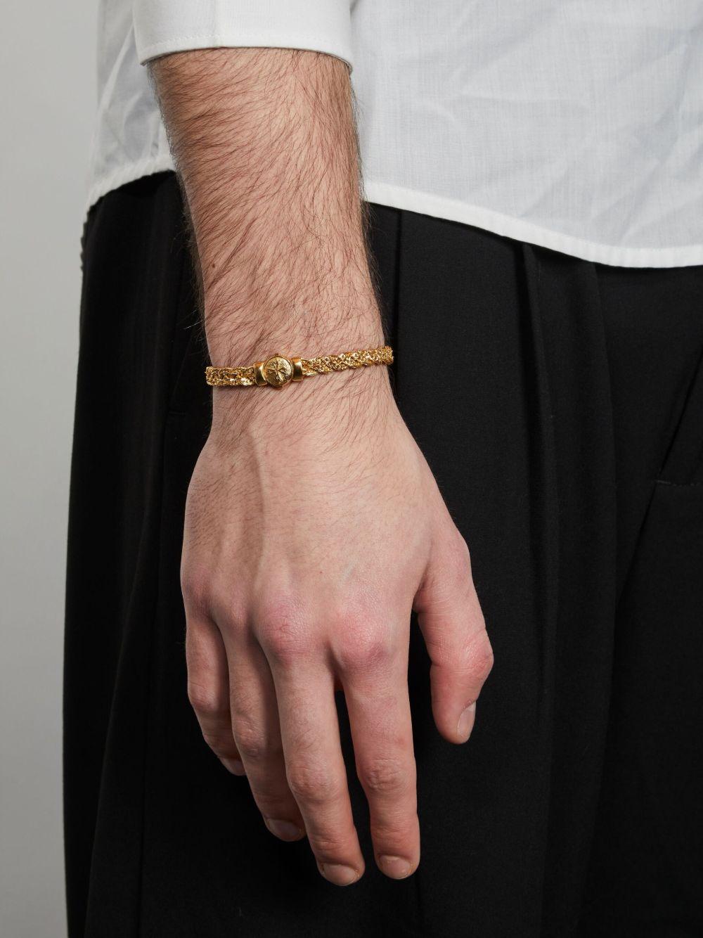 small diamond-cut flat braided bracelet Product Image