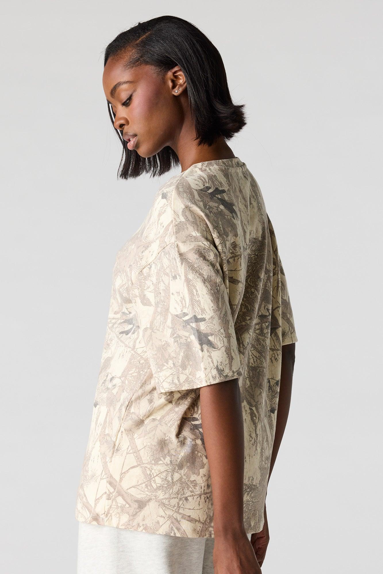 Luxe Heavy Cotton Oversized Boxy T-Shirt Female Product Image
