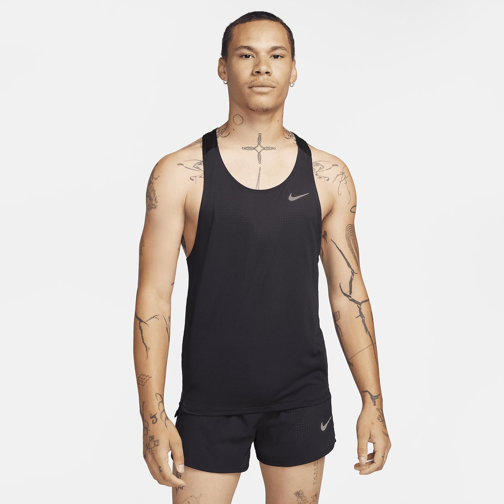 Nike Mens Fast Dri-FIT Running Singlet | FN4229-010 Product Image