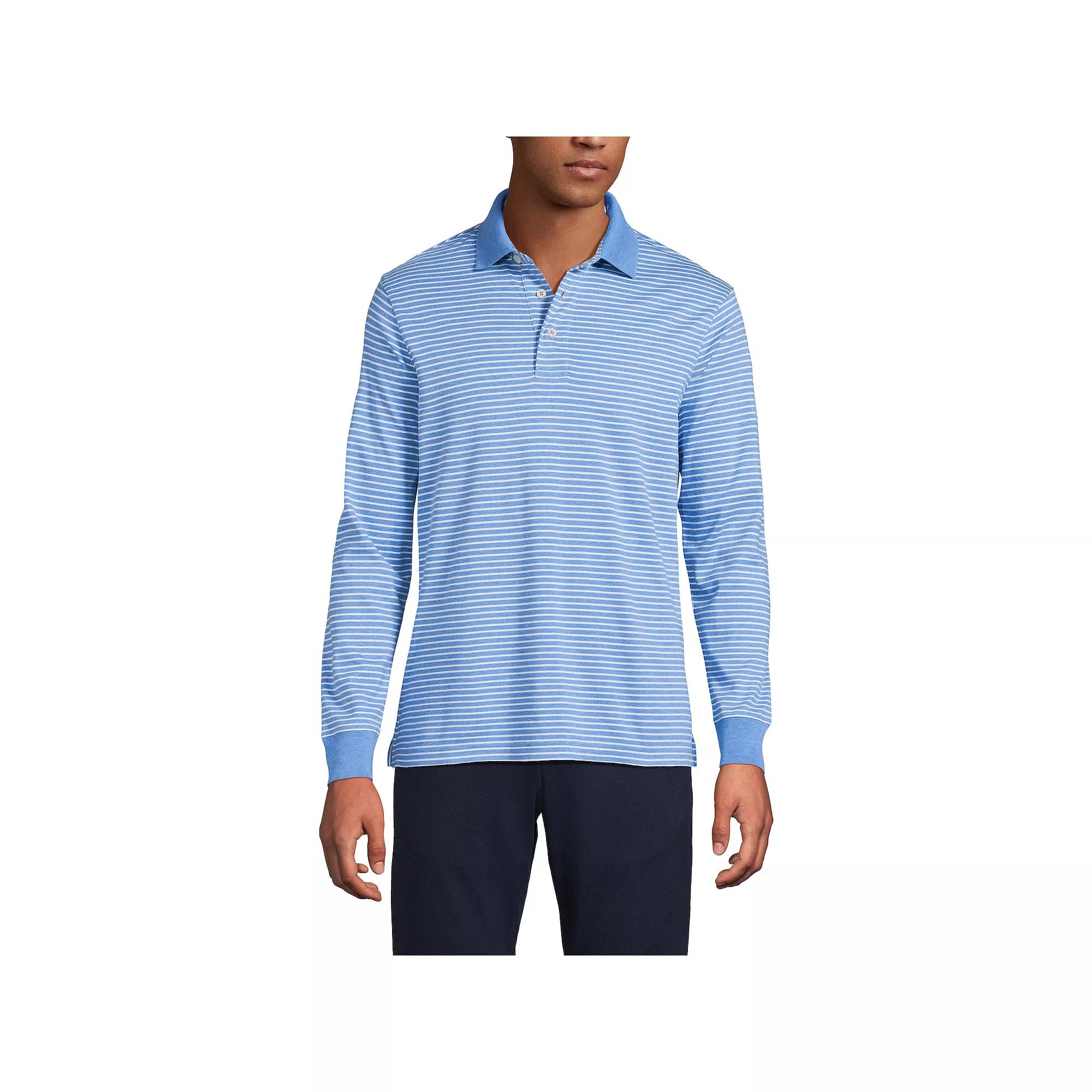 Men's Lands' End Soft Supima Polo,  Product Image