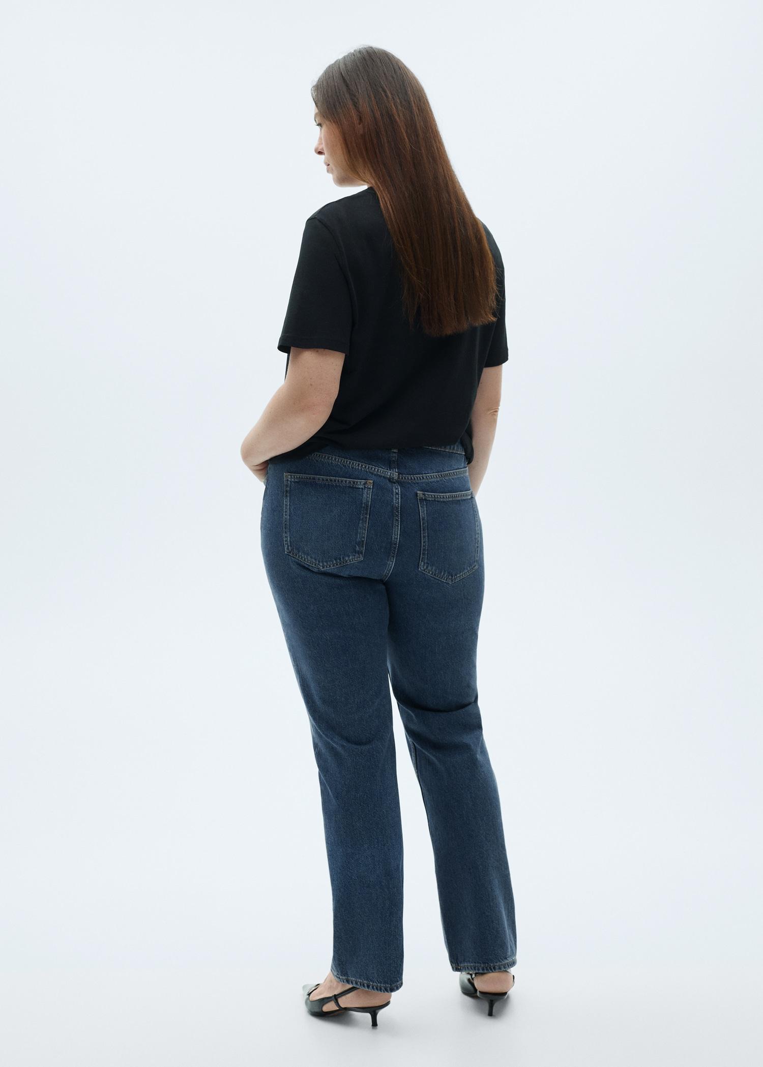 Matilda medium-rise straight-fit jeans - Women | MANGO USA Product Image