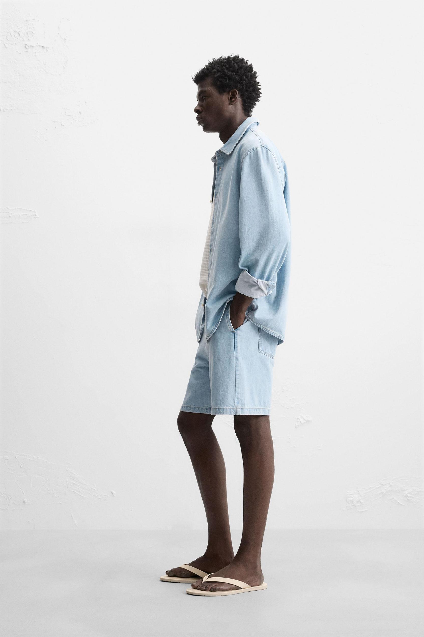 REGULAR FIT DENIM SHIRT Product Image