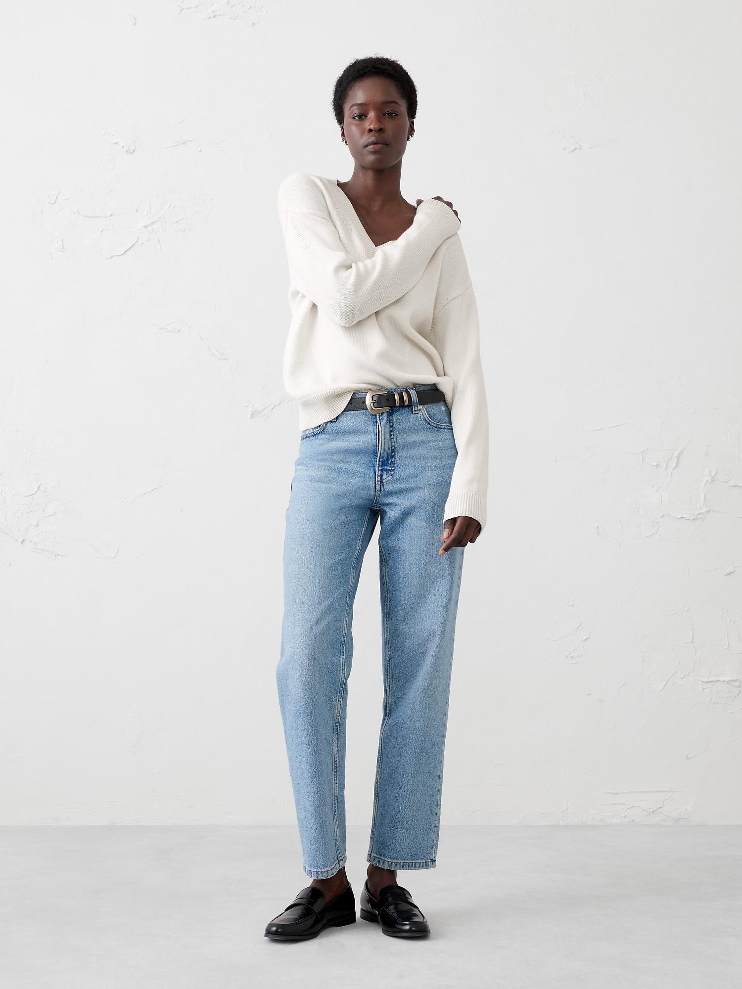 V-Neck Pullover Sweater Product Image