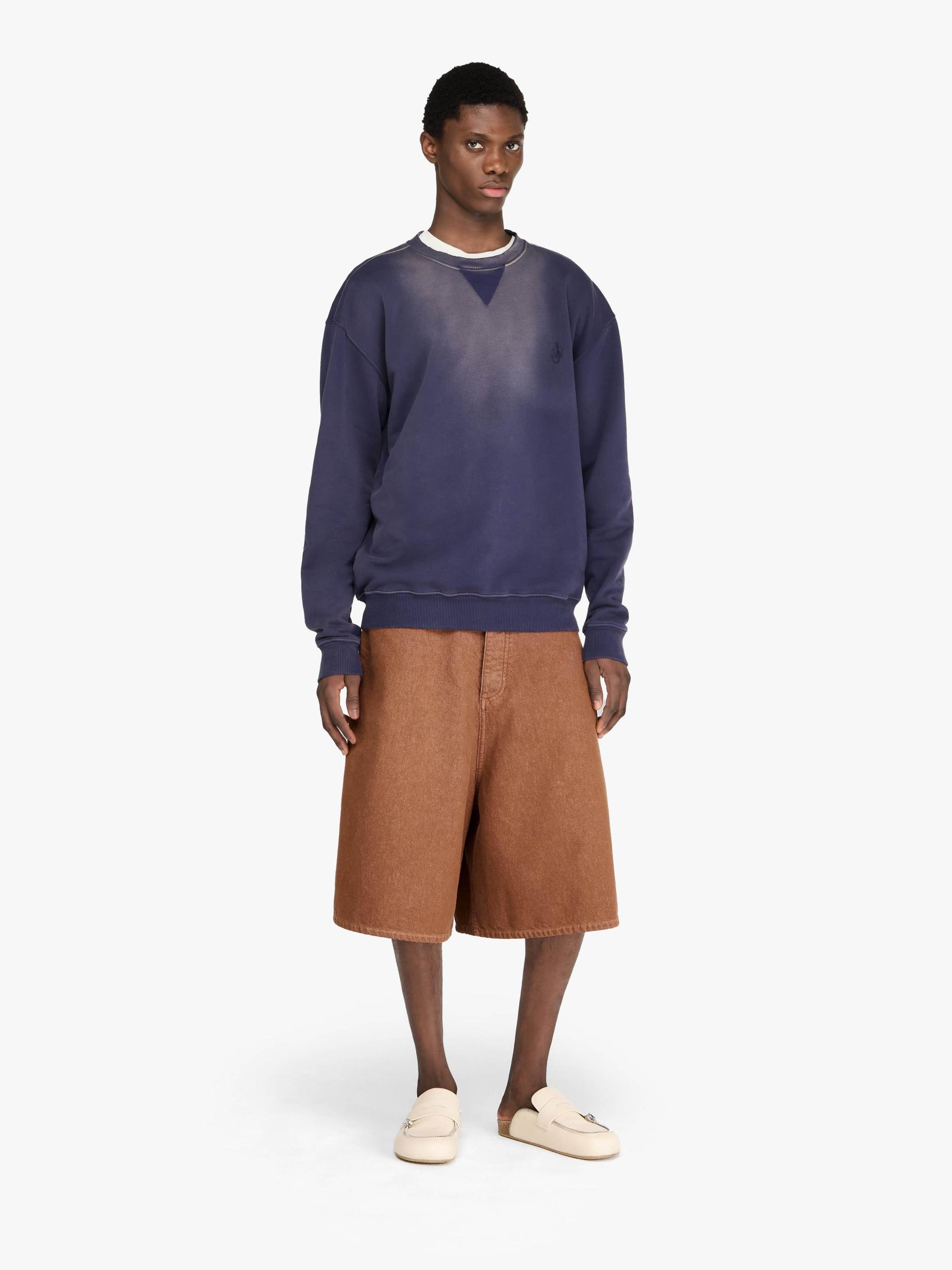 AGED DENIM SHORTS Product Image