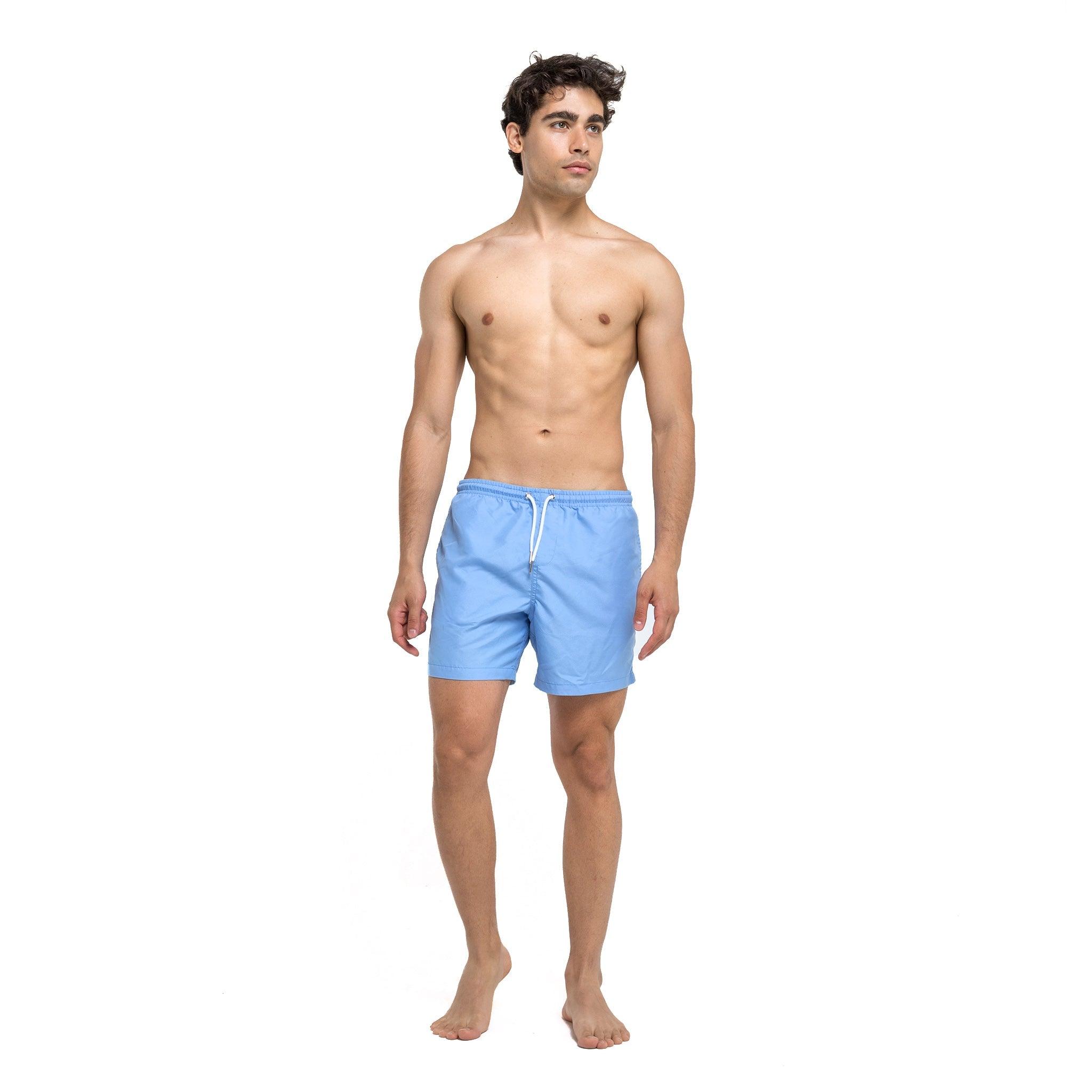 Bermies Blue to Waves Swim Trunks Product Image