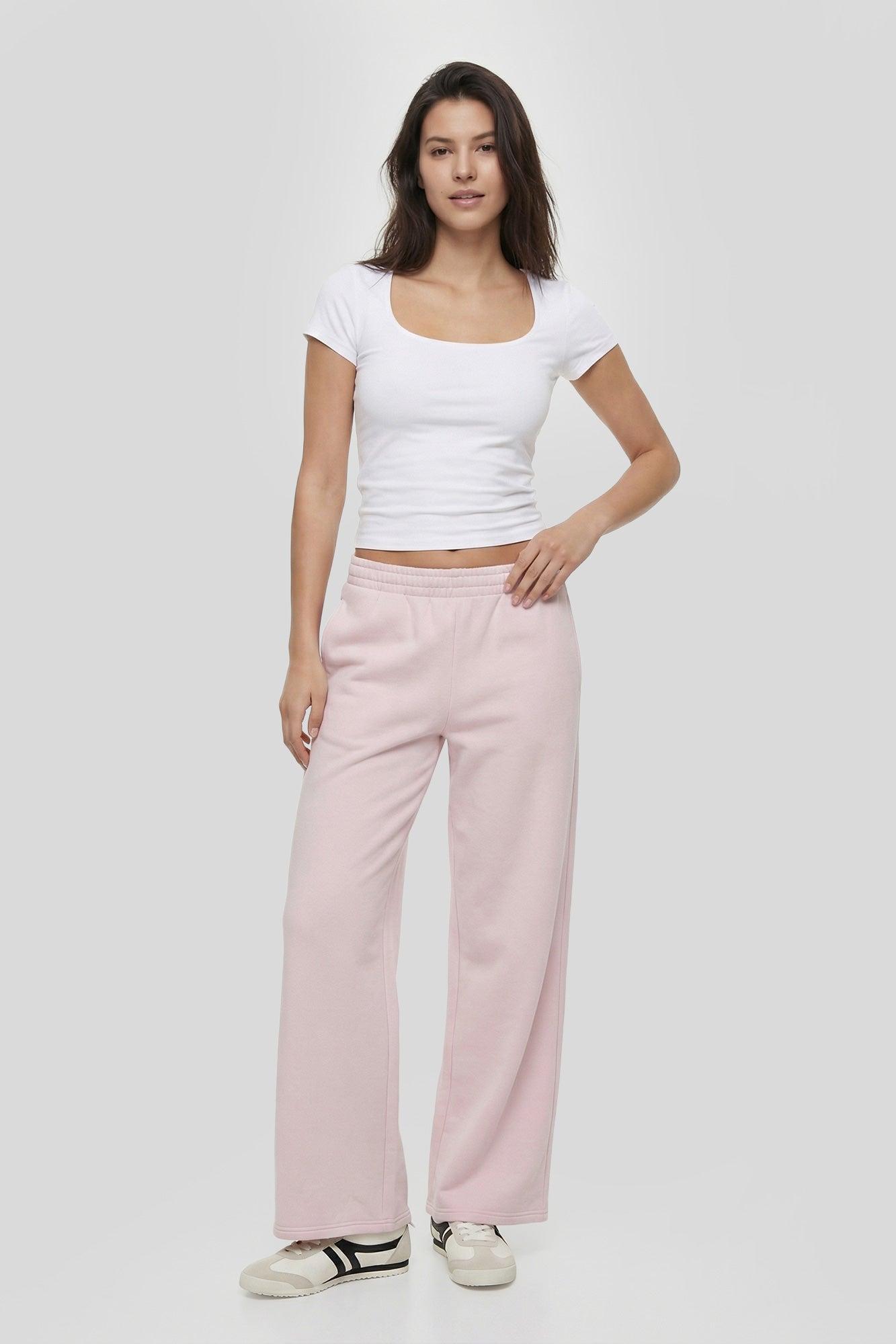 Fleece Ultra Wide Leg Sweatpant Female Product Image