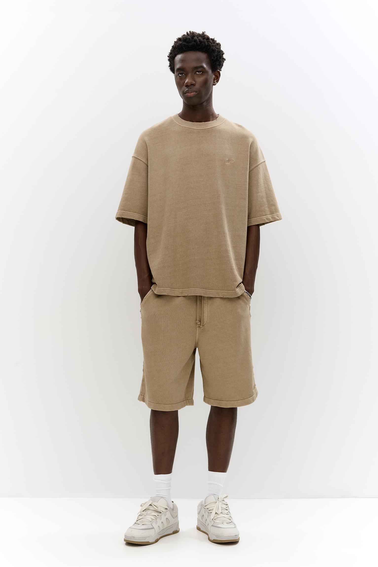 STWD washed Bermuda short sweatpants Product Image