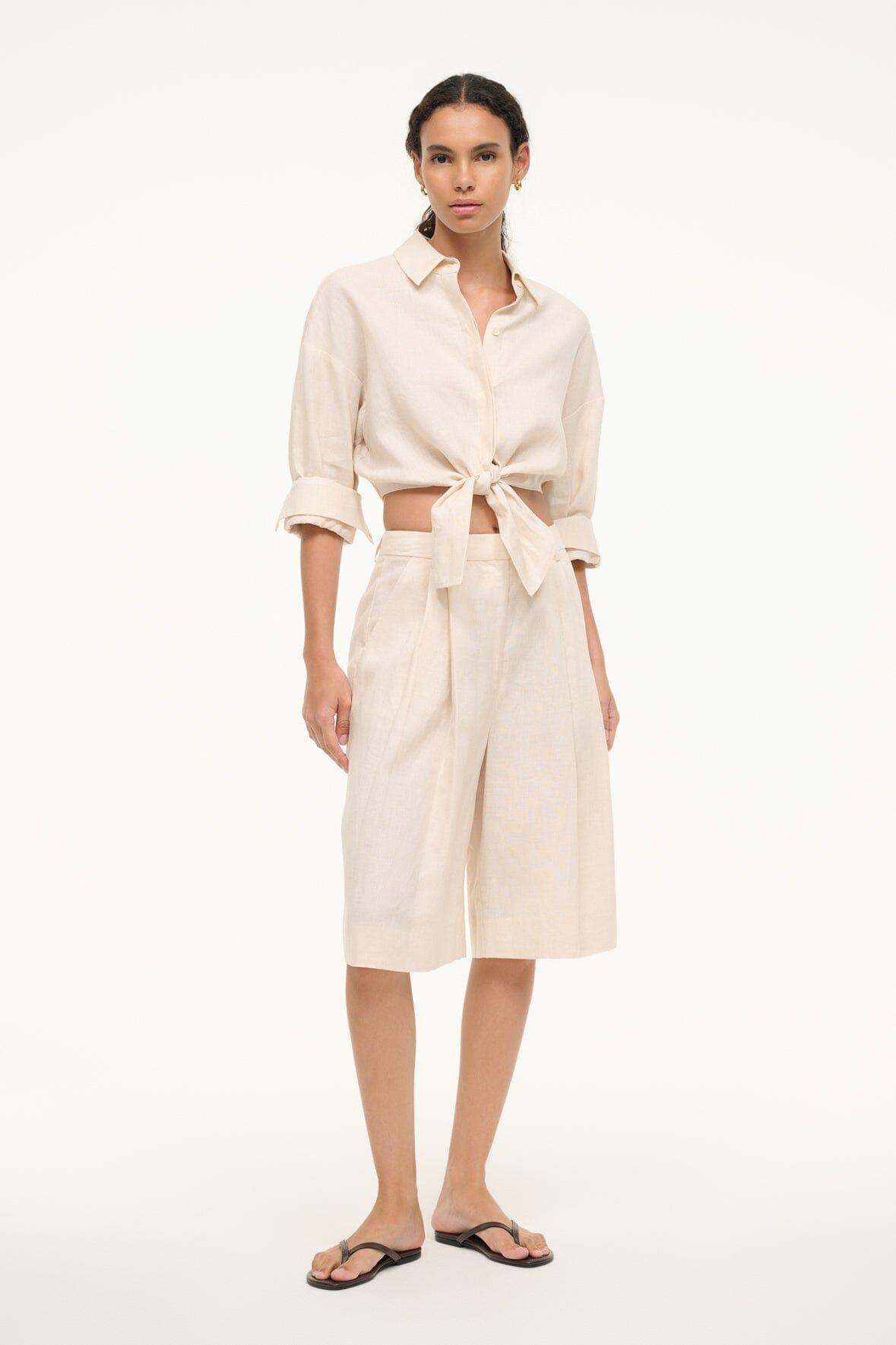 LISA LINEN TOP | NATURAL Product Image