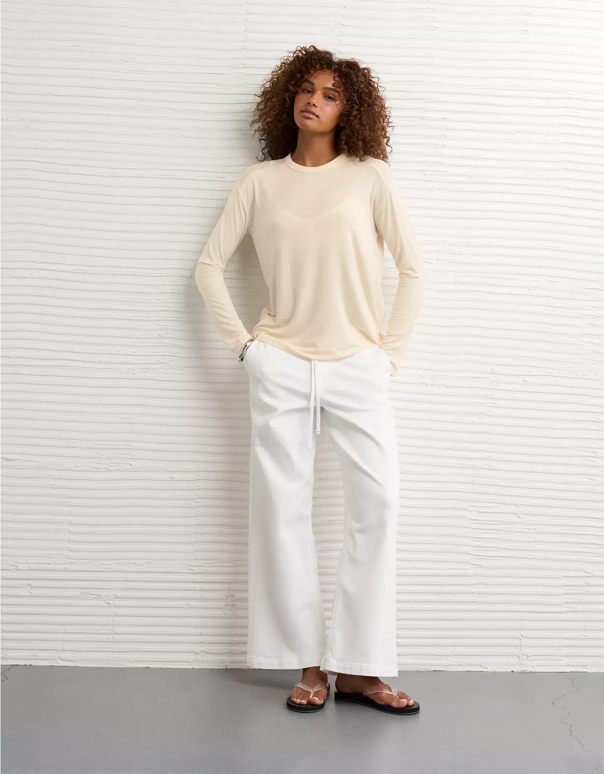 AE Soft & Sexy Long Sleeve T-Shirt Product Image