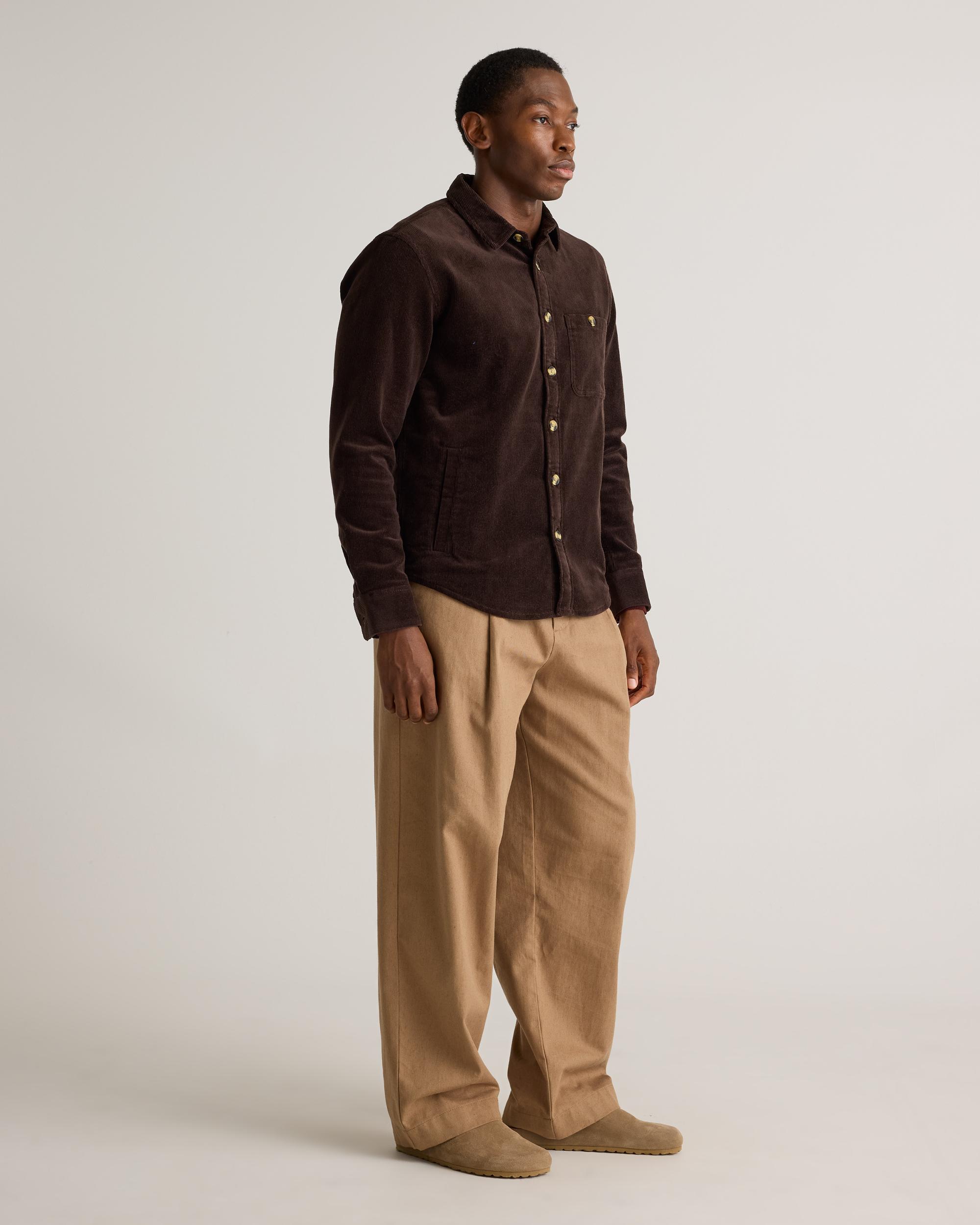 Quince | Men's Organic Stretch Corduroy Overshirt Organic Cotton Product Image