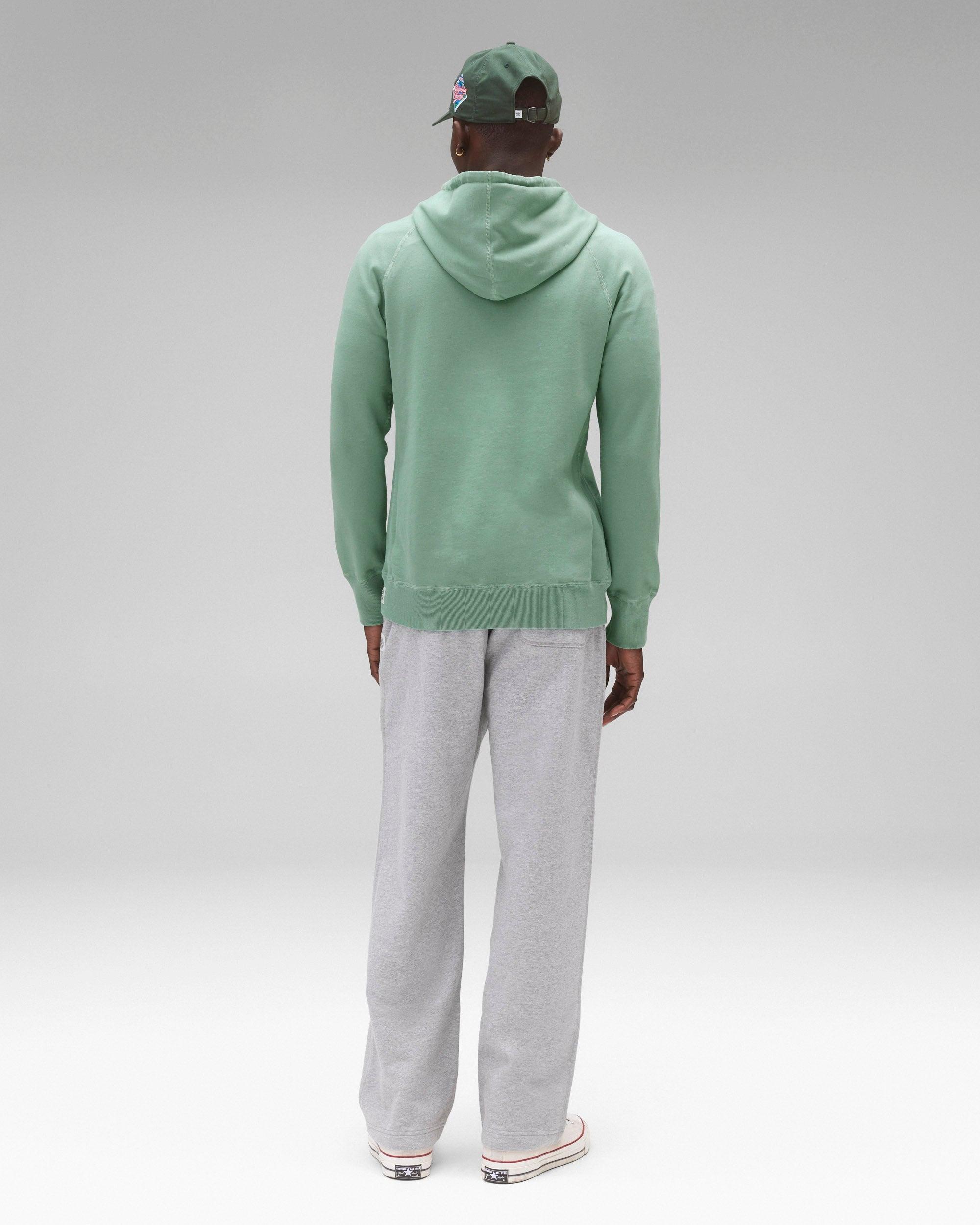 Midweight Terry Slim Zip Hoodie Male Product Image