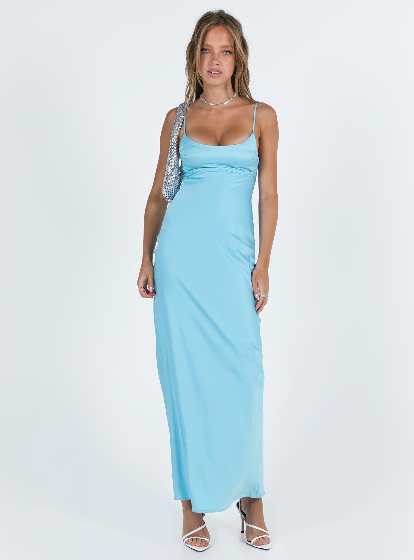 Ravia Maxi Dress Blue Product Image