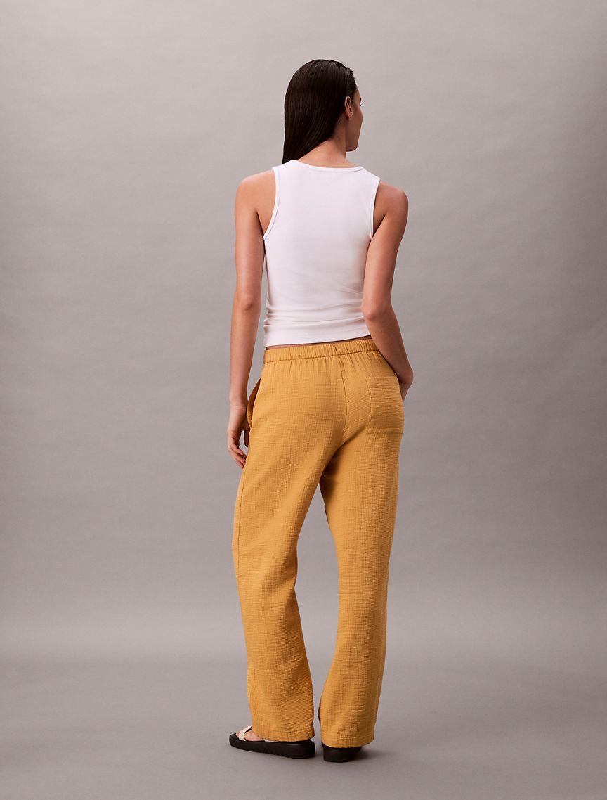 Double Gauze Pull-On Pants Product Image