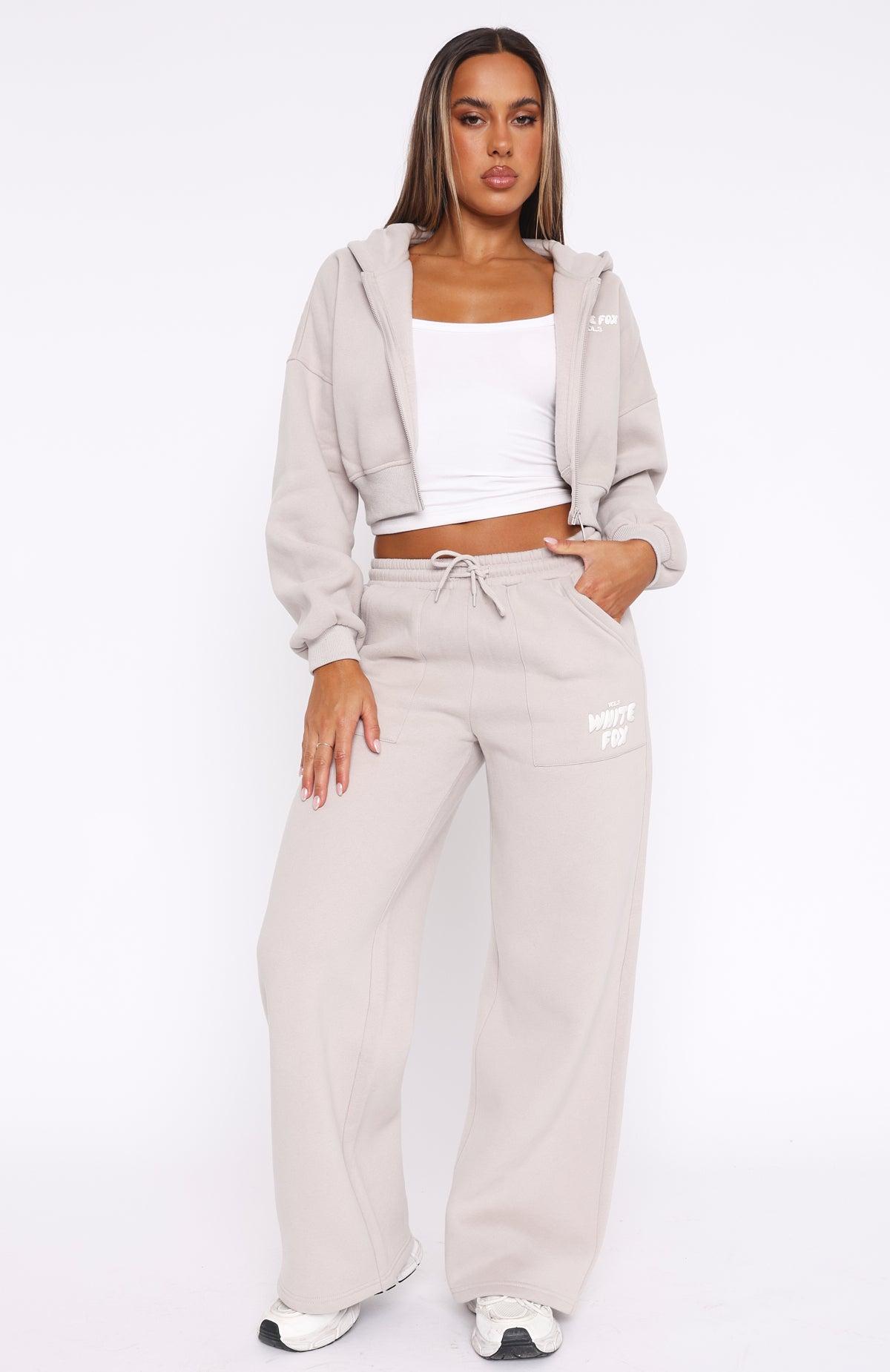 Offstage Wide Leg Sweatpants Moon Product Image