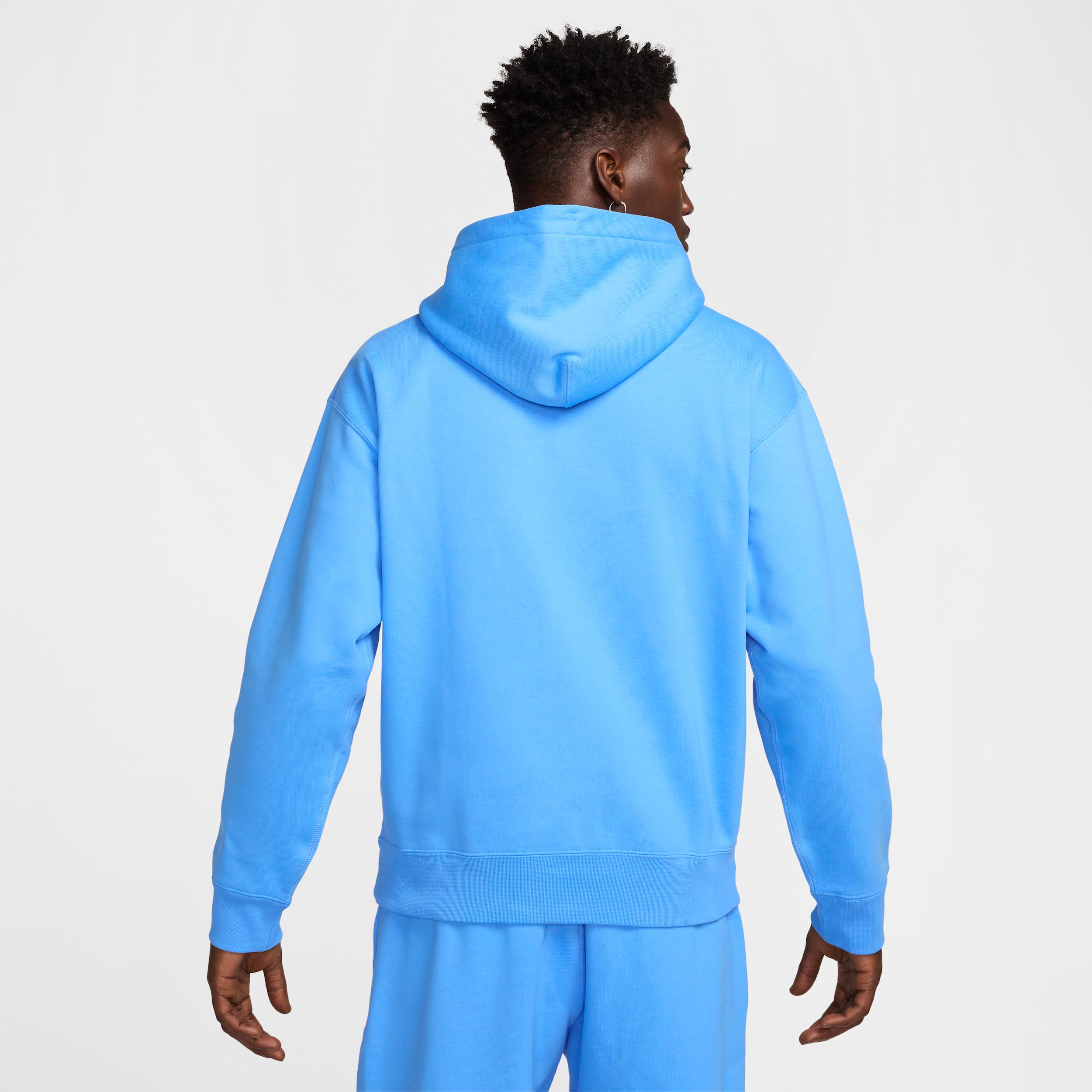 Nike Mens Solo Swoosh Fleece Pullover Hoodie | DX1355-412 Product Image