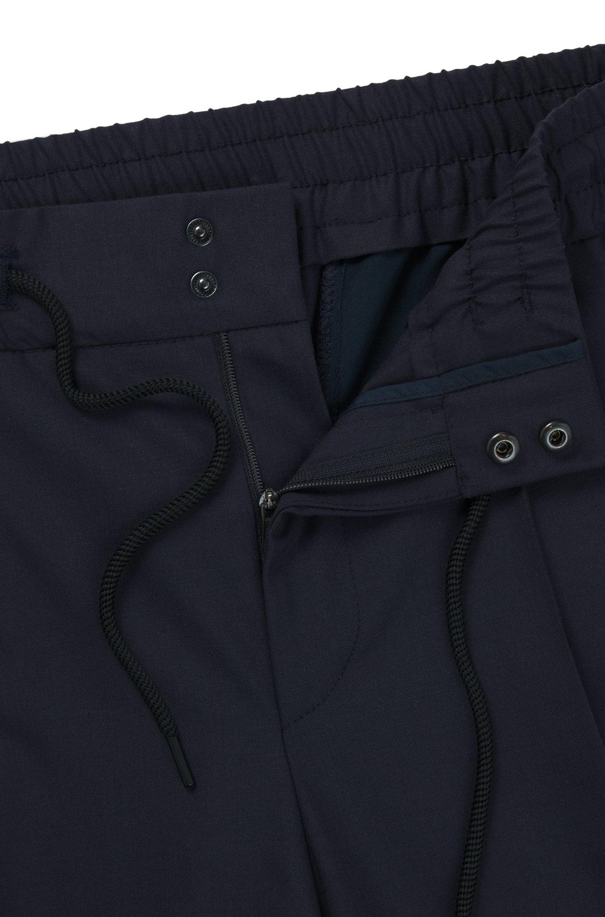 Slim-fit trousers in wool Product Image