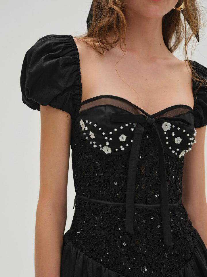 Mckenna Mini Dress — Black Product Image