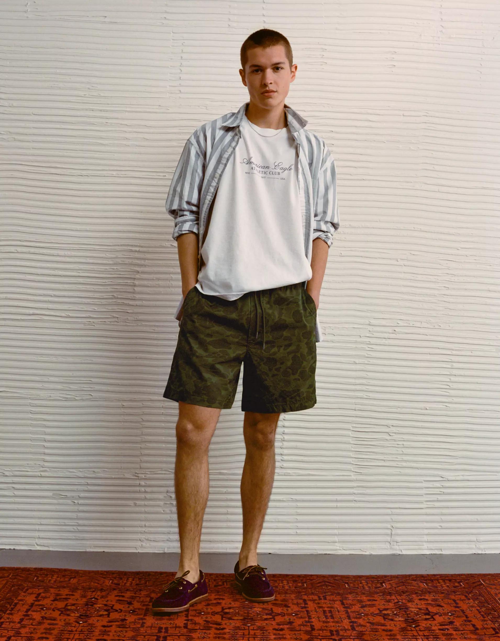 AE Everyday Classic Fit Oxford Button-Up Shirt Product Image