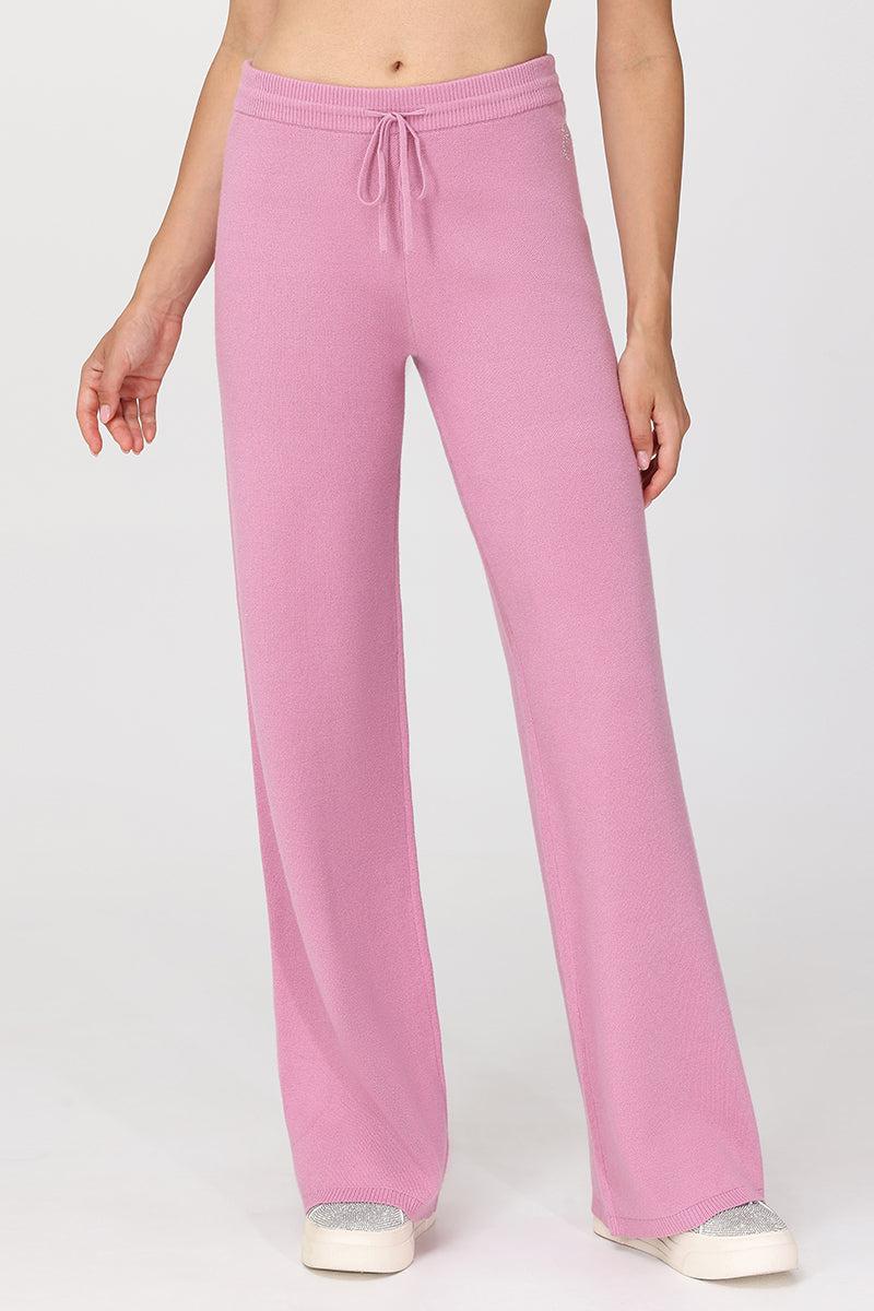 Wide Leg Sweater Pants Product Image
