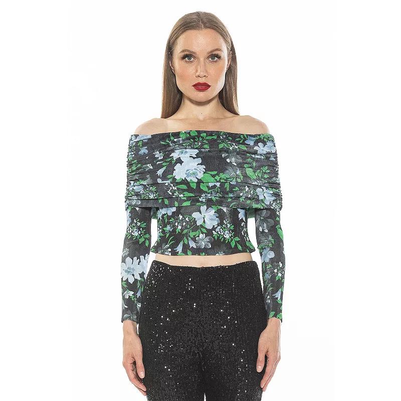 Women's ALEXIA ADMOR Hannah Off The Shoulder Long Sleeve Knit Top,  Product Image