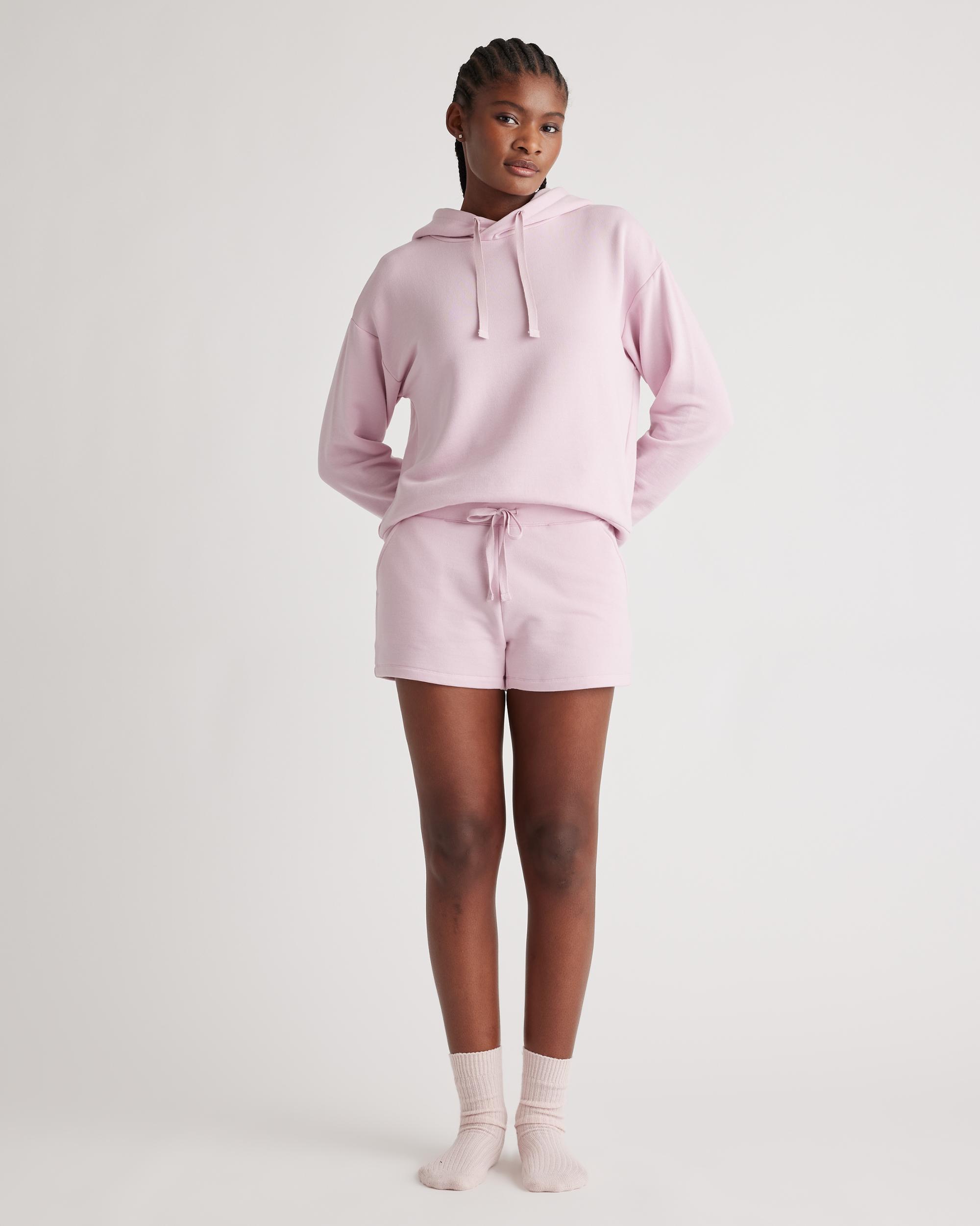 Quince | Women's SuperSoft Fleece Shorts Size XS, Lenzing Modal Product Image