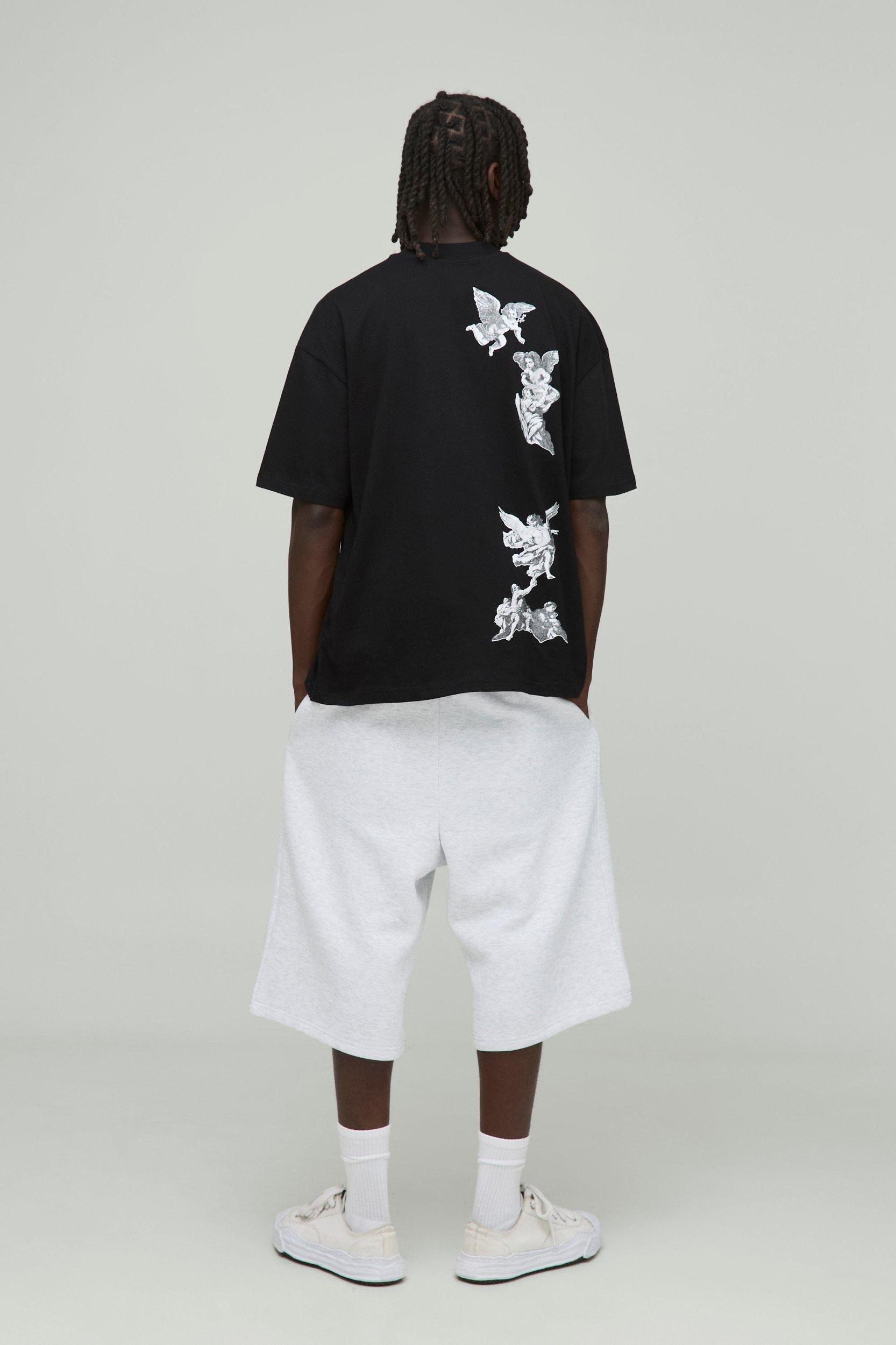 Oversized Renaissance Graphic T Shirt | boohooMAN USA Product Image