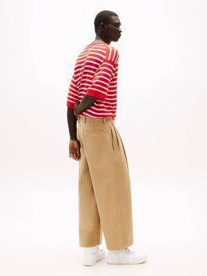 Wide-Leg Stretch Chino Product Image