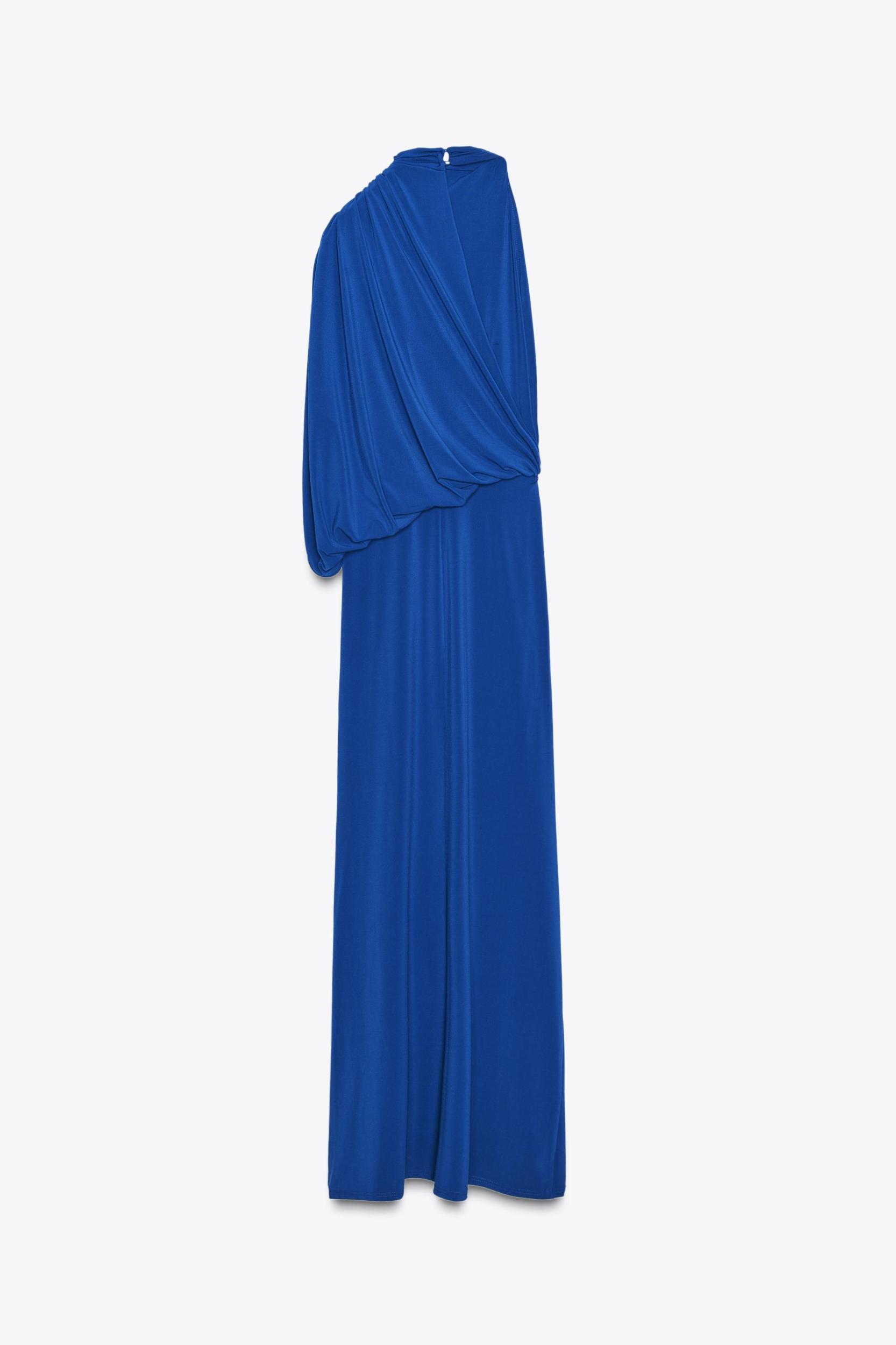 DRAPED CAPE DRESS Product Image