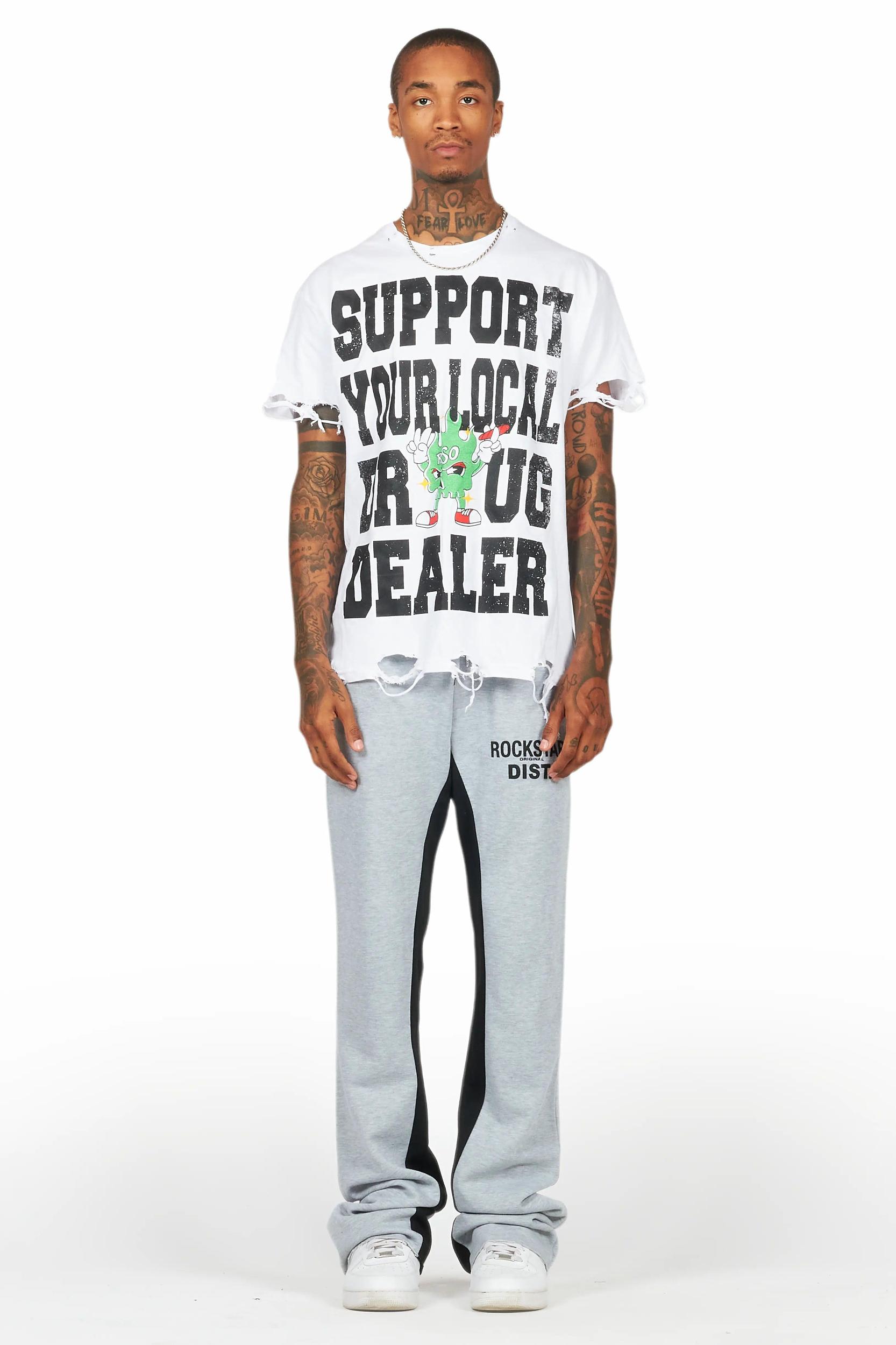 Alpine Heather Grey Baggy Pant Male Product Image