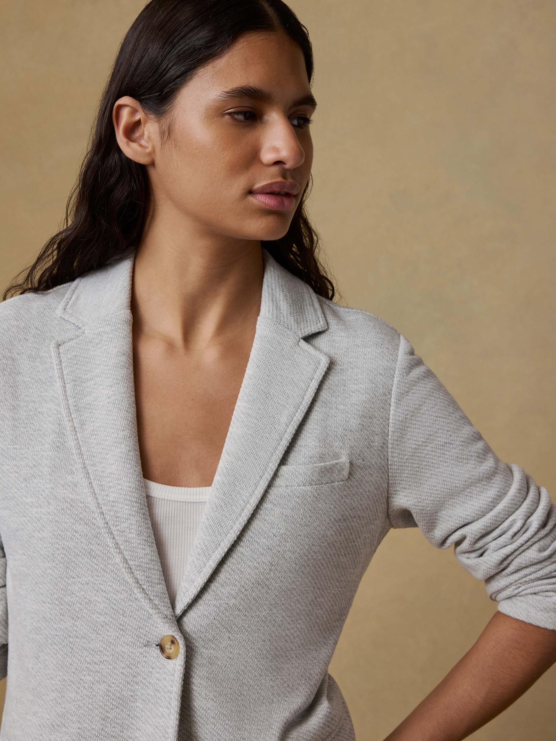 Inlet Knit Blazer - Heather Grey Female Product Image