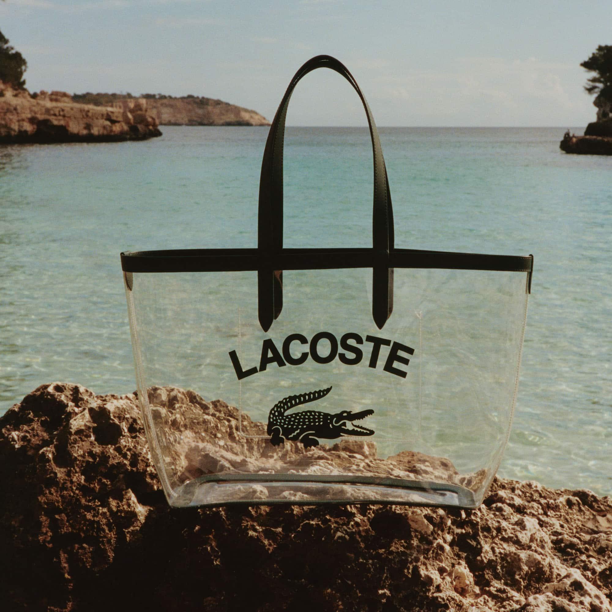 Large Anna Transparent Grained Tote Product Image