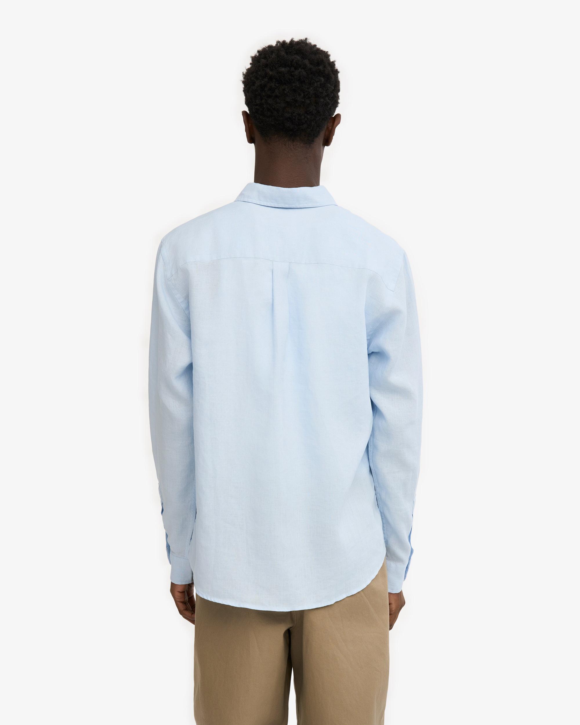Linen Shirt - Polar Blue Product Image