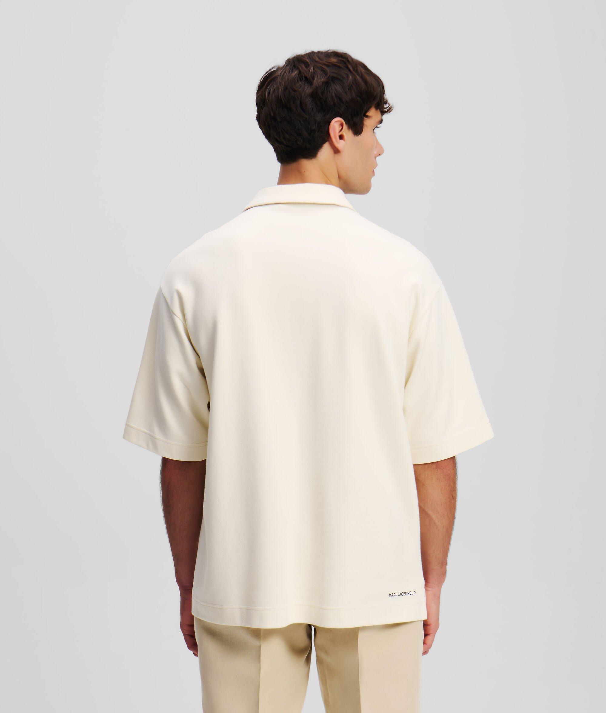 MONOGRAM ZIP-UP POLO SHIRT Product Image