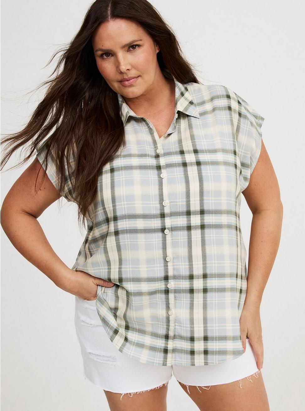 Challis Dolman Button-Up Shirt Product Image