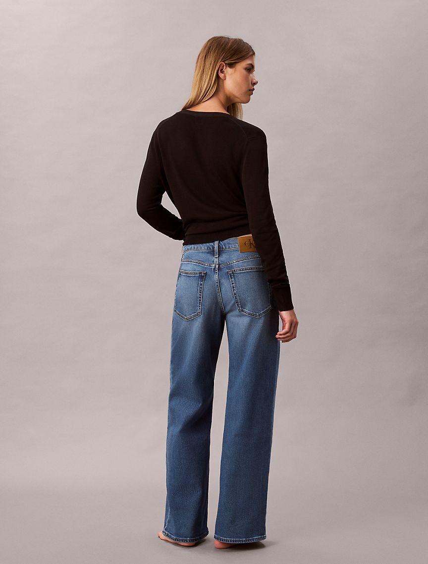 Ultra High Rise Wide Leg Fit Jeans Product Image