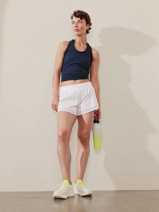 Mesh Racer Run Mid Rise 4 Short Product Image