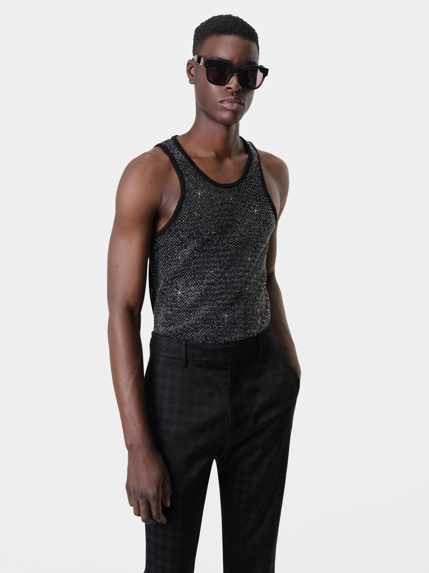 CRYSTAL TANK TOP - Black Product Image