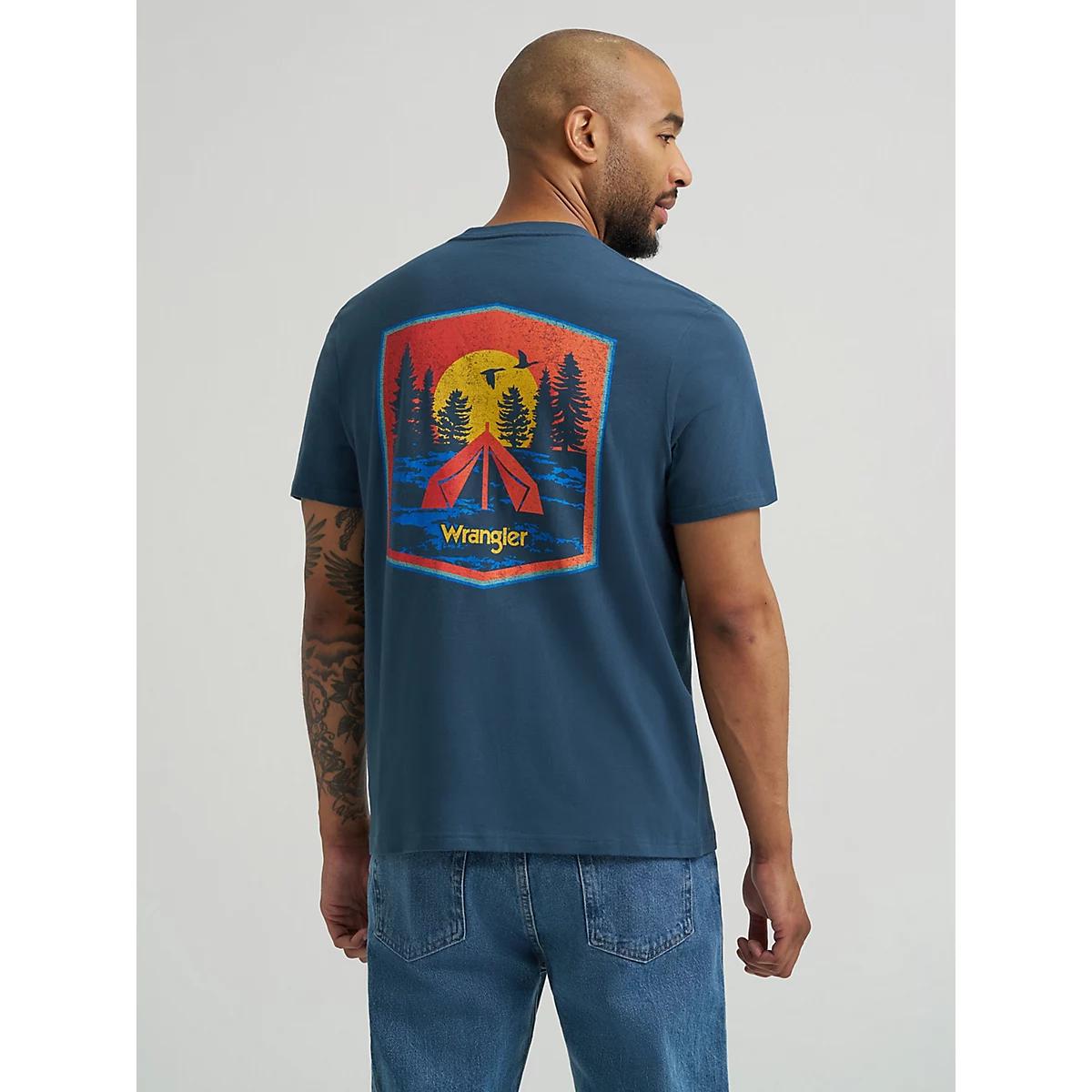 Men's Buffalo Graphic T-Shirt in Pale Gold Product Image