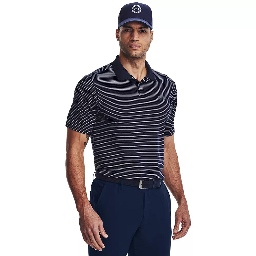 Men's Under Armour Performance 3.0 Stripe Golf Polo,  Product Image